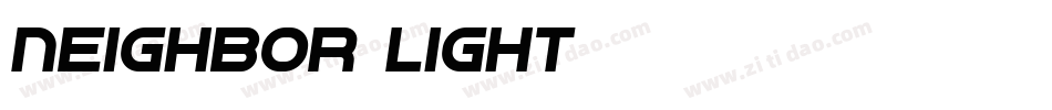 Neighbor Light字体转换